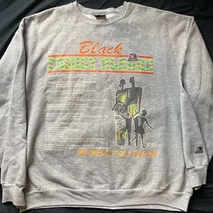 Black Family Pledge Starter Crew Neck Sweatshirt